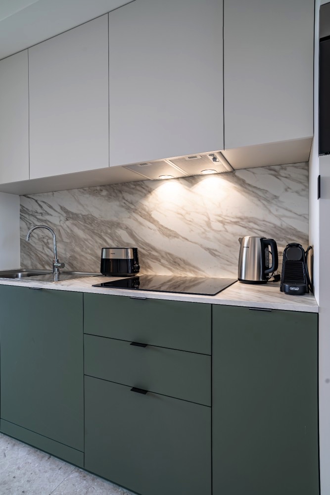 Cuisine entièrement équipée dans un logement Short Stay NEST